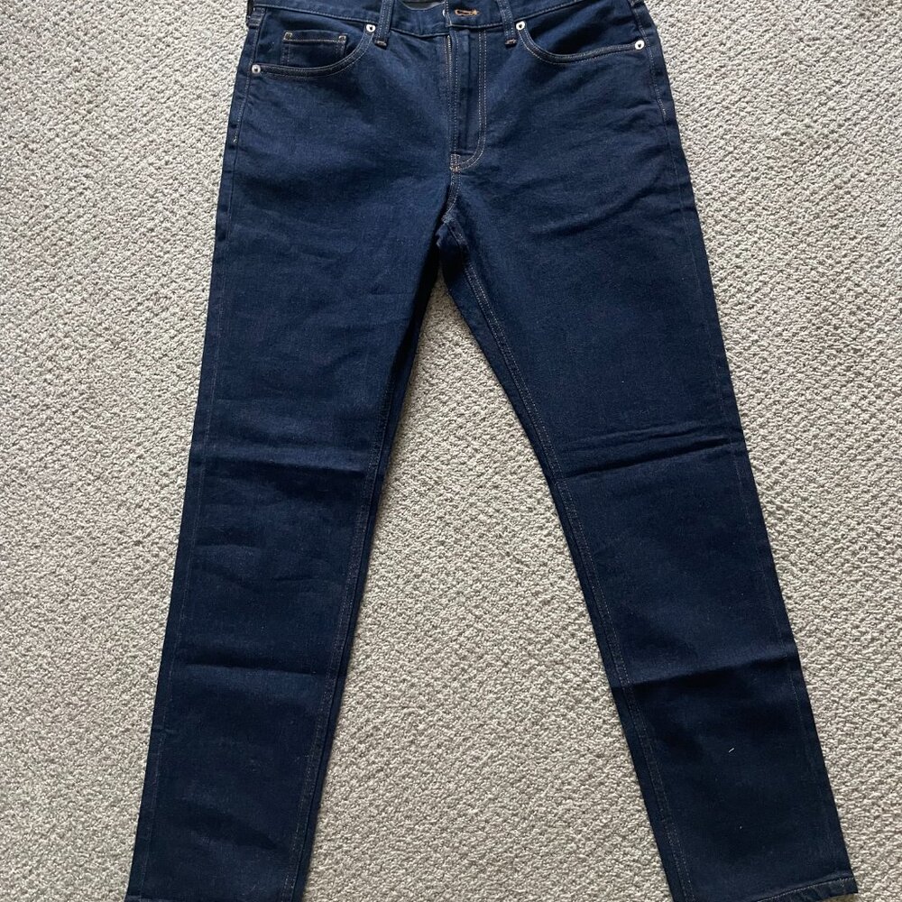 Everlane Men's Organic Cotton Slim-Fit Jean in Pure Blue, Size 31x30